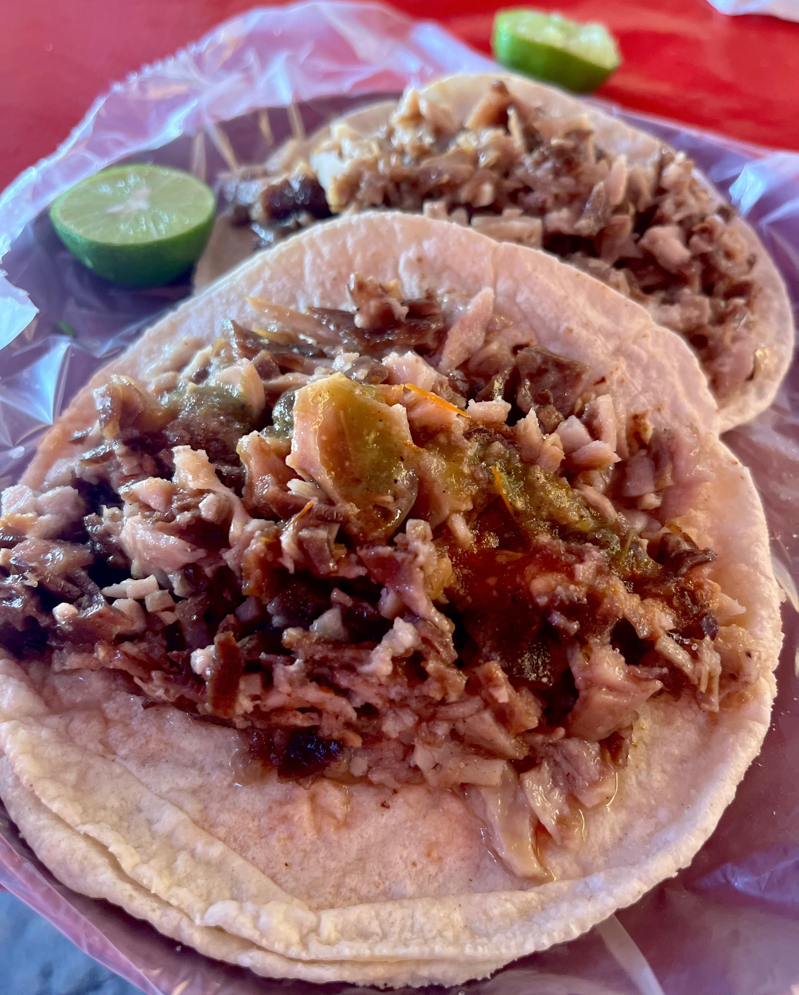 Tacos de buche 